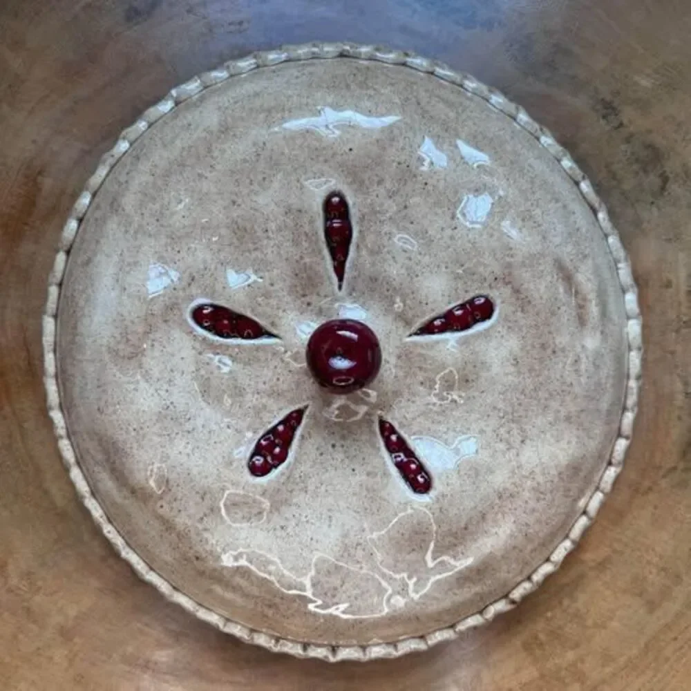 Vintage Cherry Pie Covered Keeper - Picture 3 of 10
